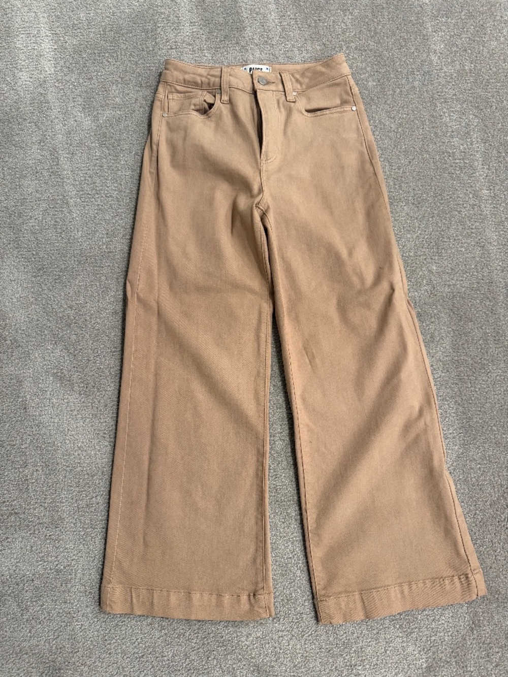 PAIGE Anessa Wide Leg Jean French Latte Coated 5612799-6713